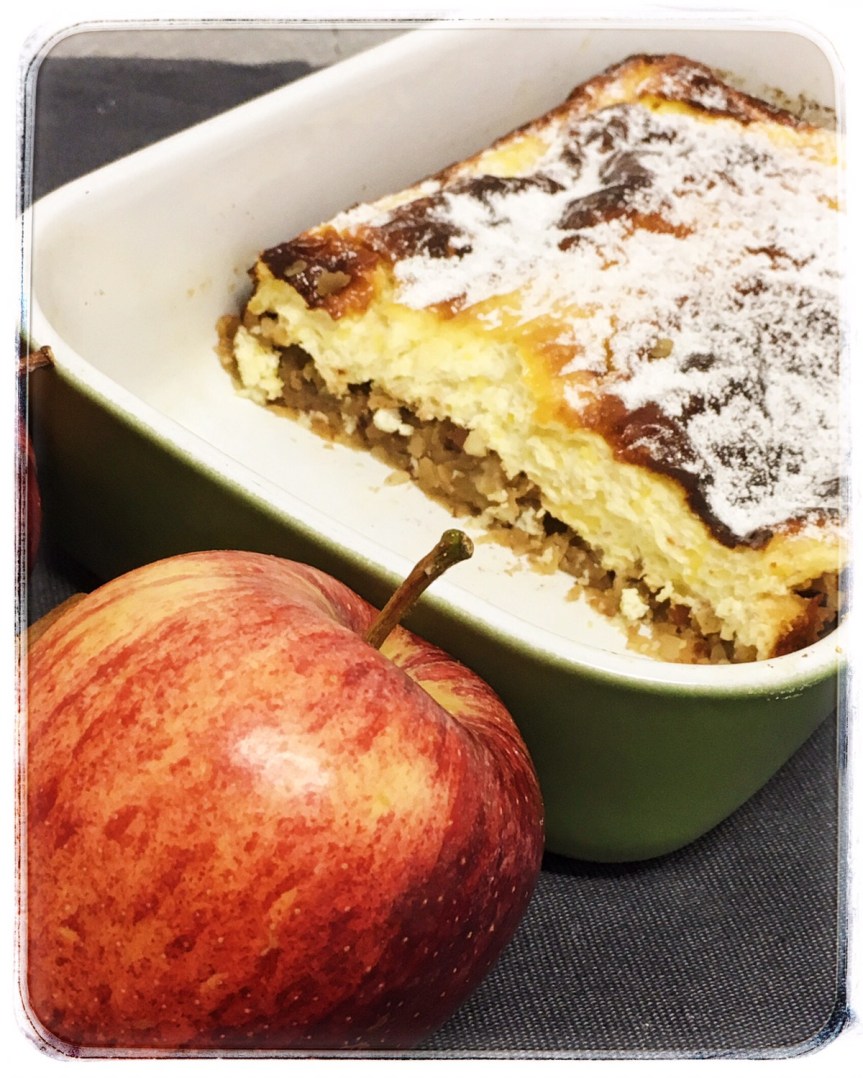 Apfel-Topfenauflauf
