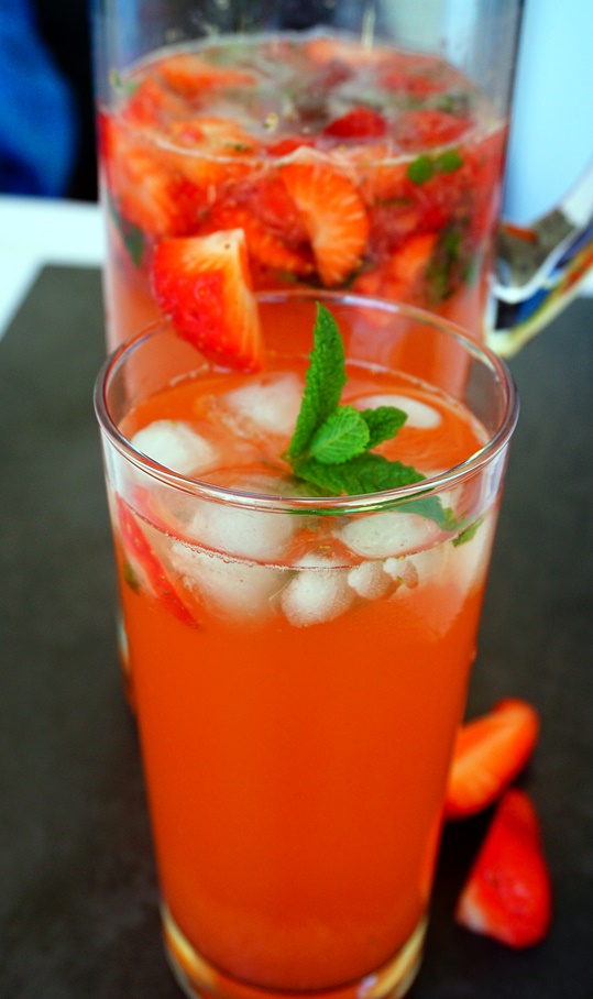 Erdbeer-Minz Limonade