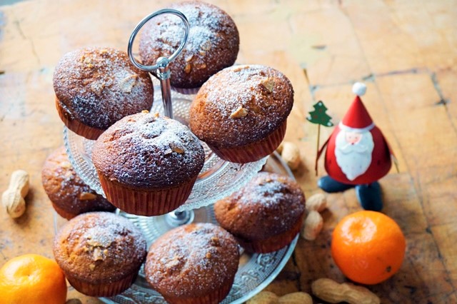 Erdnuss Mandarine Muffin