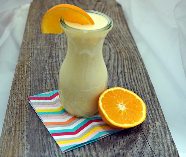 Orangen- Buttermilch Drink